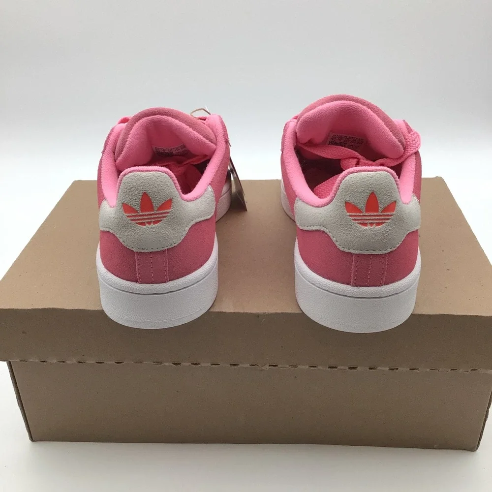 Adidas Campus 00s J Pink & Orange Suede Sneakers Kids Size 3.5 Shoes IF3968‎ New
